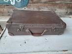 Vintage Bruine Koffer, Antiek en Kunst, Curiosa en Brocante, Ophalen of Verzenden
