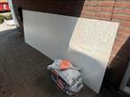 Nieuwe Trespa plaat RAL9010 - 115 x 305 CM, Doe-het-zelf en Verbouw, Ophalen of Verzenden, Nieuw, HPL, Minder dan 20 mm