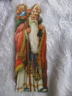 Oud Poesieplaatje - Sinterklaas met Staf & Speelgoed 15x5 cm, Verzamelen, Poesieplaatjes, Verzenden