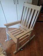 Schommelstoel, Huis en Inrichting, Stoelen, Ophalen, Gebruikt, Wit, Eén