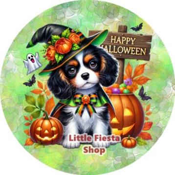LF4664 icing frosting halloween 20cm eetbare taart print top beschikbaar voor biedingen