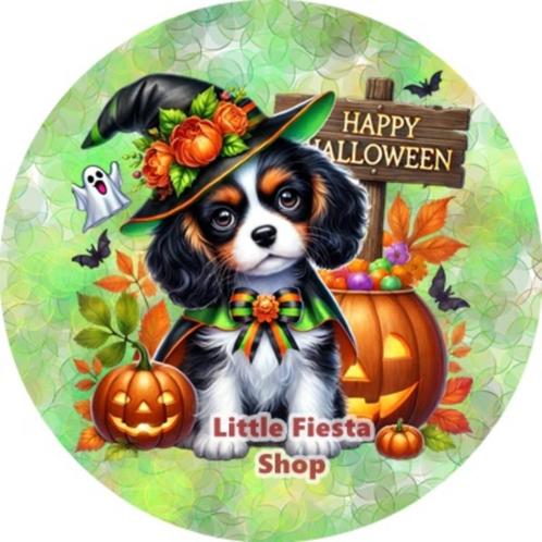 LF4664 icing frosting halloween 20cm eetbare taart print top, Hobby en Vrije tijd, Taarten en Cupcakes maken, Nieuw, Versiering