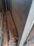 Houten balken 7,5cm x 7,5cm, Doe-het-zelf en Verbouw, Hout en Planken, Ophalen, Zo goed als nieuw, Balk, Vuren