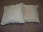 kussens  2 stuks   nieuwstaat  10,00, Ophalen of Verzenden, Zo goed als nieuw, Grijs, Vierkant