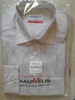 Overhemd lange mouwen NIEUW mt 42 van Marvelis 100% katoen, Ophalen of Verzenden, Nieuw, Grijs, Halswijdte 41/42 (L)