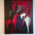 Modern Schilderij, 120x100 cm, Antiek en Kunst, Ophalen of Verzenden
