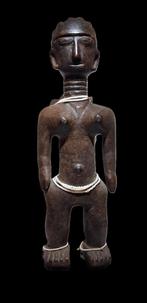 Attie Ivoorkust beeld dan baule baoule afrika lobi punu fang, Antiek en Kunst, Ophalen of Verzenden