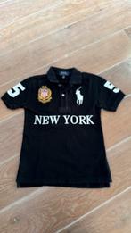 Als nieuw: gave zwarte polo Ralph Lauren New York big pony, Ophalen of Verzenden, Zo goed als nieuw, Shirt of Longsleeve, Jongen