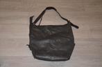 Prachtige nieuwe ruime grijze leren tas lupo 45x45 cm, Ophalen of Verzenden, Nieuw, Grijs, Overige typen