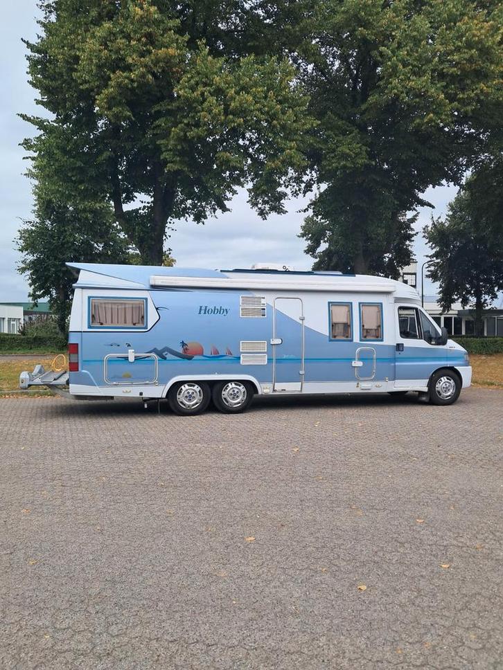 Fiat Hobby 700 Alko. verkocht, Caravans en Kamperen, Campers, Particulier, Half-integraal, Hobby, Ophalen