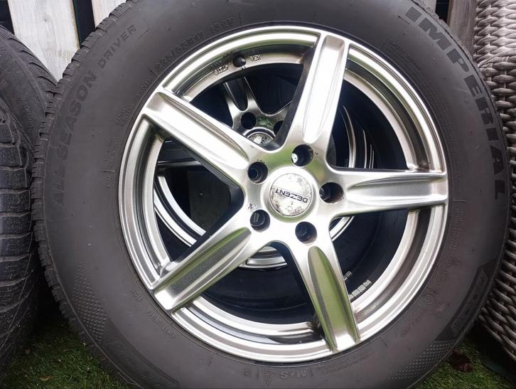 Velgen alu  7x17 5x114,3, Auto-onderdelen, Banden en Velgen, Banden en Velgen, All Season, 17 inch, 225 mm, Personenwagen, Gebruikt