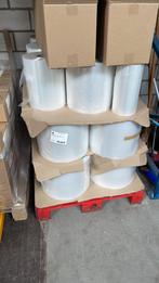 LDPE Krimpfolie – 17 volle + 3 aangebroken rollen, Doe-het-zelf en Verbouw, Zeil en Folie, Ophalen, Zo goed als nieuw, 15 m² of meer