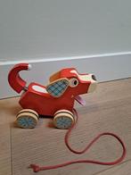 Houten trekhondje, Ophalen, Gebruikt