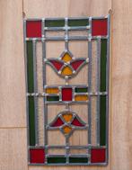 Glas in Lood Raamhangers - Art Deco Stijl, Antiek en Kunst, Antiek | Glas en Kristal, Ophalen of Verzenden
