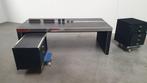 Starblack vintage directie bureau Guido Faleschini 70s, Huis en Inrichting, .., Gebruikt, .., Bureau