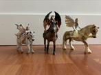 Schleich bayala elfen te paard, Ophalen of Verzenden, Zo goed als nieuw, Paard, Beeldje of Figuurtje