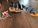 Playmobil piratenschip en eiland, Kinderen en Baby's, Speelgoed | Playmobil, Ophalen of Verzenden, Gebruikt, Complete set