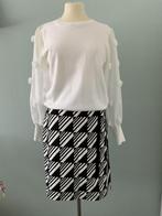 Lynde/ prachtige / zwart- witte rok/ maat 40, Kleding | Dames, Rokken, Maat 38/40 (M), Verzenden, Zwart, Zo goed als nieuw