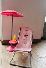 baby born strandstoel en parasol, Overige typen, Gebruikt, Ophalen of Verzenden