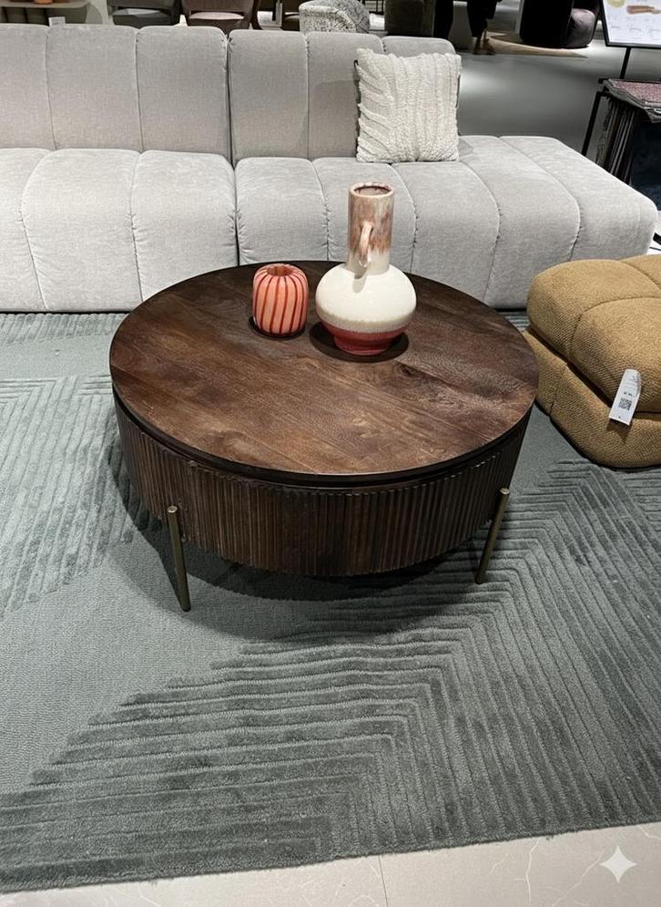 Salon or coffee table, Huis en Inrichting, Tafels | Salontafels, Nieuw, Minder dan 50 cm, 50 tot 100 cm, Rechthoekig, Eikenhout