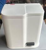 Curver Duo Afvalemmer - Wit, Huis en Inrichting, Ophalen, Kunststof, Gebruikt, Met pedaal