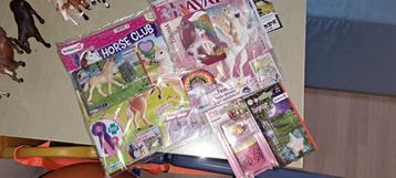 Bayala en horse club magazines, schleich, paarden modellen