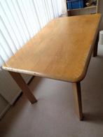 Massieve blank eiken eetkamertafel - 140 cm breed -, Gebruikt, Eikenhout, 50 tot 100 cm, 150 tot 200 cm