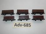 Adv-685 N Spoor Gesloten Goederenwagons diverse merken, Hobby en Vrije tijd, Modeltreinen | N-Spoor, Ophalen of Verzenden, Gebruikt