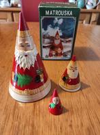 Driedelig driehoek matroesjka kerstman nr 6, Ophalen of Verzenden, Zo goed als nieuw