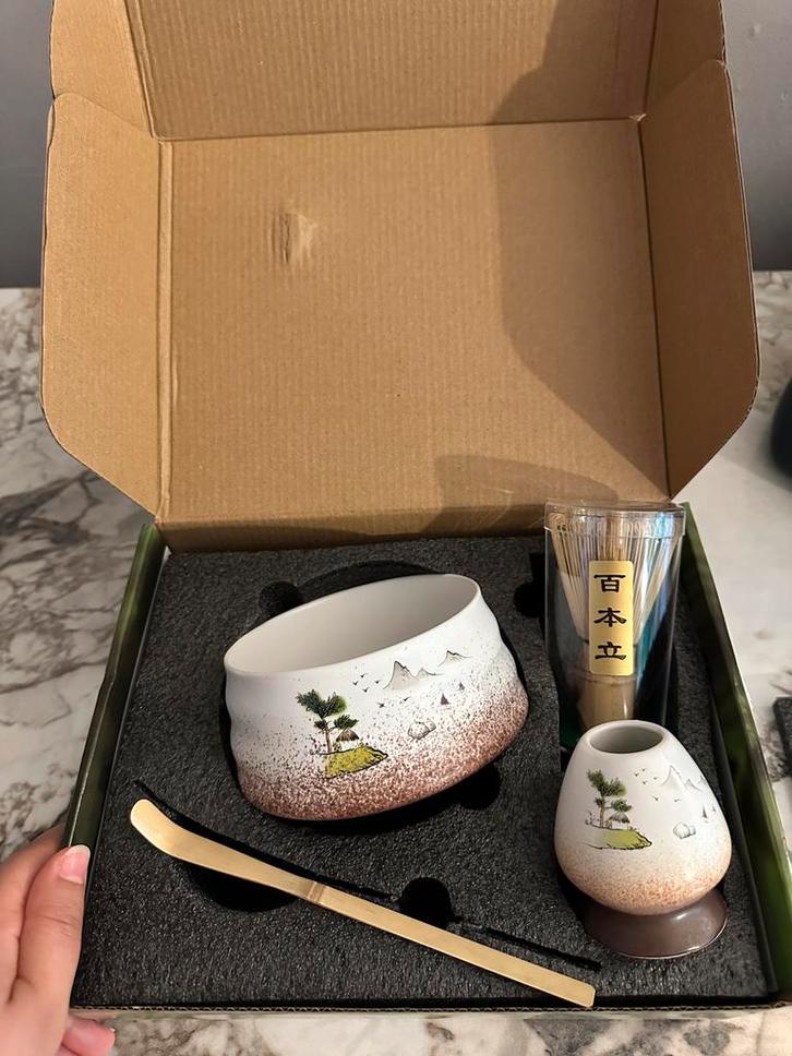 Matcha Thee Set - Compleet & Nieuw, Antiek en Kunst, Antiek | Woonaccessoires, Ophalen of Verzenden