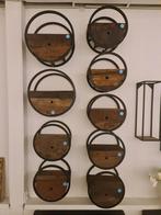 Nieuwe industriële wandkastjes met lade teakhout €40 €55, Ophalen, ., Nieuw, .