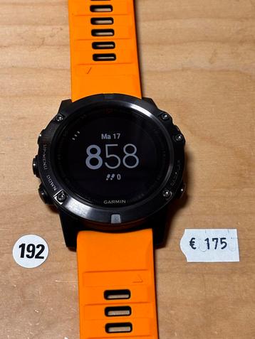 Garmin Fenix 5X Saffier - Topsporthorloge! beschikbaar voor biedingen