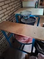 Pottenbakkers set met groot vliegwiel., Ophalen, Gebruikt