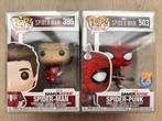 Funko pop! Spiderman 395 en spiderpunk 503  (de videogame), Ophalen of Verzenden, Zo goed als nieuw