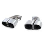 Uitlaat Sierstuk RVS Voor Porsche Cayenne 92A Facelift 2014, Auto diversen, Tuning en Styling, Ophalen of Verzenden, Automotive Parts