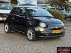 Fiat 500 1.2 Lounge automaat leder, Euro 5, Gebruikt, 4 cilinders, Leder en Stof