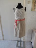 Cane&Cane jurk mt36 crème/zandkleur kant gevoerd katoen nieu, Maat 38/40 (M), Beige, Nieuw, Ophalen of Verzenden