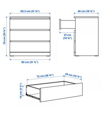 IKEA MALM ladekast - afbeelding 4
