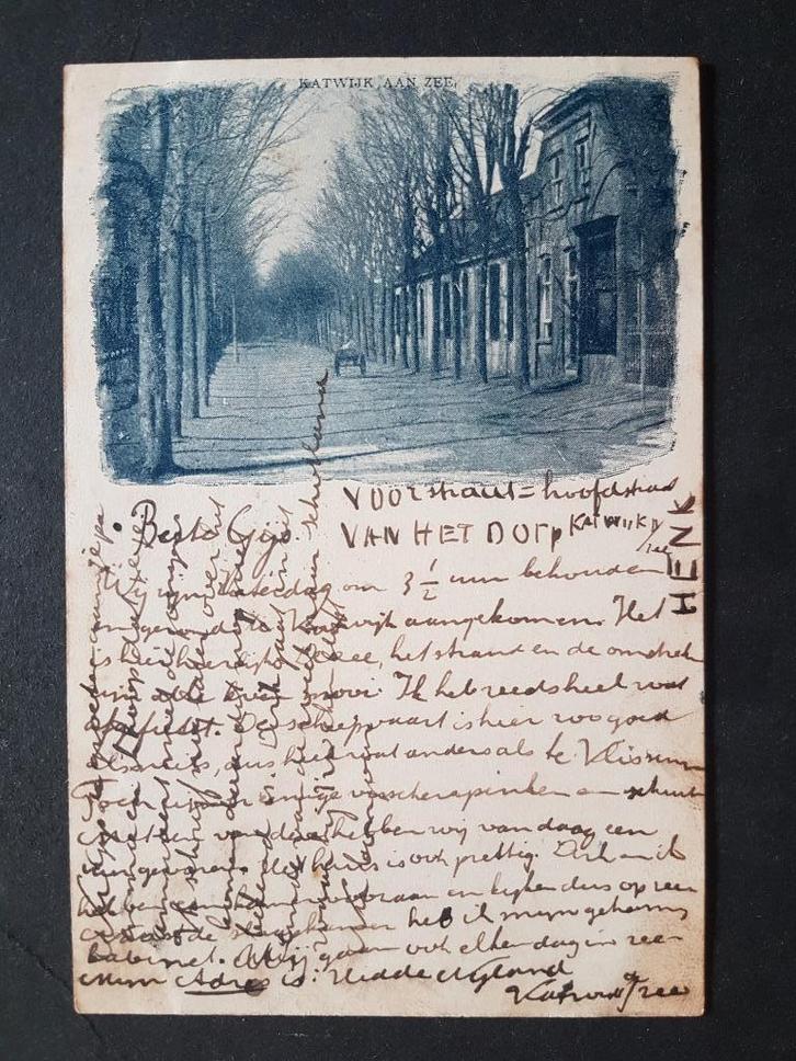 Ansichtkaart Katwijk aan Zee 1899 ?, Verzamelen, Ansichtkaarten | Nederland, Gelopen, Zuid-Holland, Voor 1920, Ophalen of Verzenden