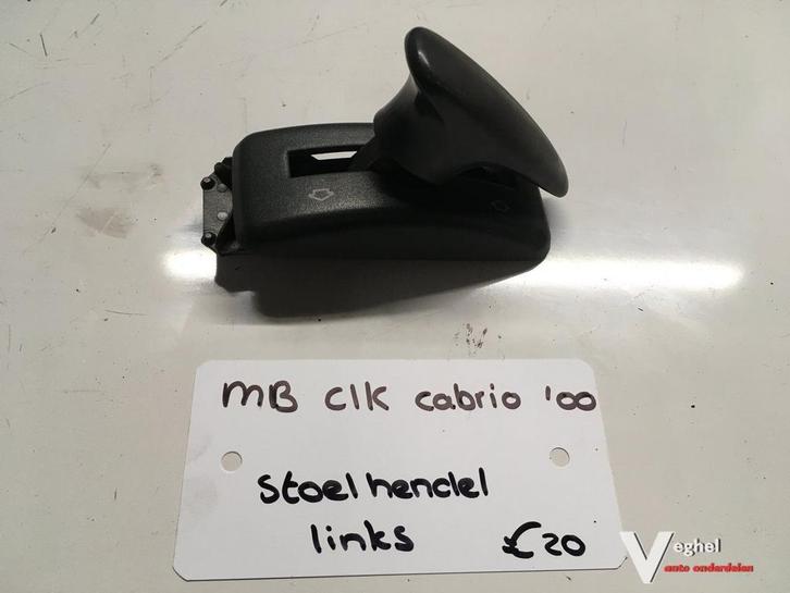 Mercedes  CLK Cabrio 2000 Stoelhendel  Linksvoor, Auto-onderdelen, Interieur en Bekleding, Gebruikt, Ophalen of Verzenden