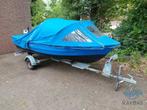 Leuke sloep met dichte kap / Honda 6 pk / 2-cilinder / 4-tak, Gebruikt, Tot 10 pk, 3 tot 6 meter, Buitenboordmotor
