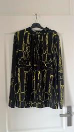 Zip73 dames blouse xxl valt kleiner zwart met geel, Ophalen of Verzenden, Zo goed als nieuw, Maat 46/48 (XL) of groter, Zwart
