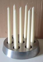 Kandelaar Kaarsenhouder ook voor waxinelichtjes Aluminium, Ophalen of Verzenden, Gebruikt
