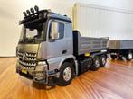 Tamiya Mercedes Arocs tipper 6x4 1:14 truck met beier, Ophalen, Gebruikt, Bus of Vrachtwagen