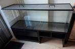 Terrarium 130x40x45 > inclusief ondermeubels., Ophalen, Minder dan 60 cm, 110 cm of meer, Gebruikt