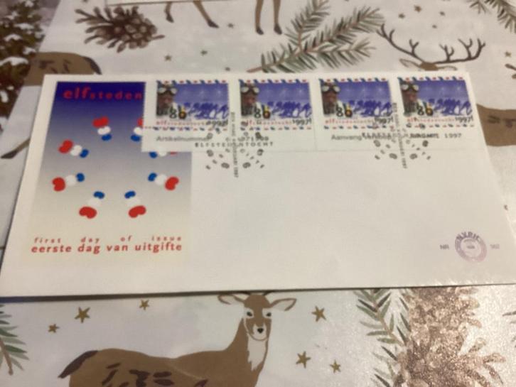 No6444 Afwijkend E362 strip van 4 met tab Heb ook Albums voo, Postzegels en Munten, Postzegels | Eerstedagenveloppen, Onbeschreven