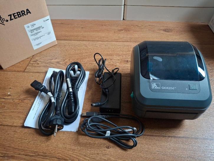 Zebra labelprinter GK420d, Computers en Software, Labelprinters, Zo goed als nieuw, Etiket, Tape-label, Ophalen