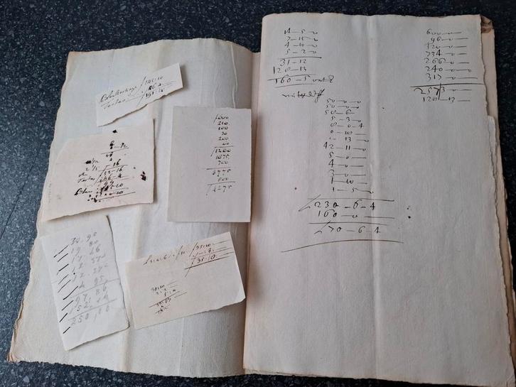 Manuscripten 17e-18e eeuw, Antiek en Kunst, Curiosa en Brocante, Ophalen of Verzenden