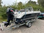 Console boot uttern 4612 exclusive, 50PK Suzuki met trailer, Watersport en Boten, Ophalen of Verzenden, Zo goed als nieuw, 3 tot 6 meter