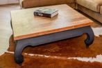 Salontafel, Ophalen, Gebruikt, 100 tot 150 cm, Vierkant